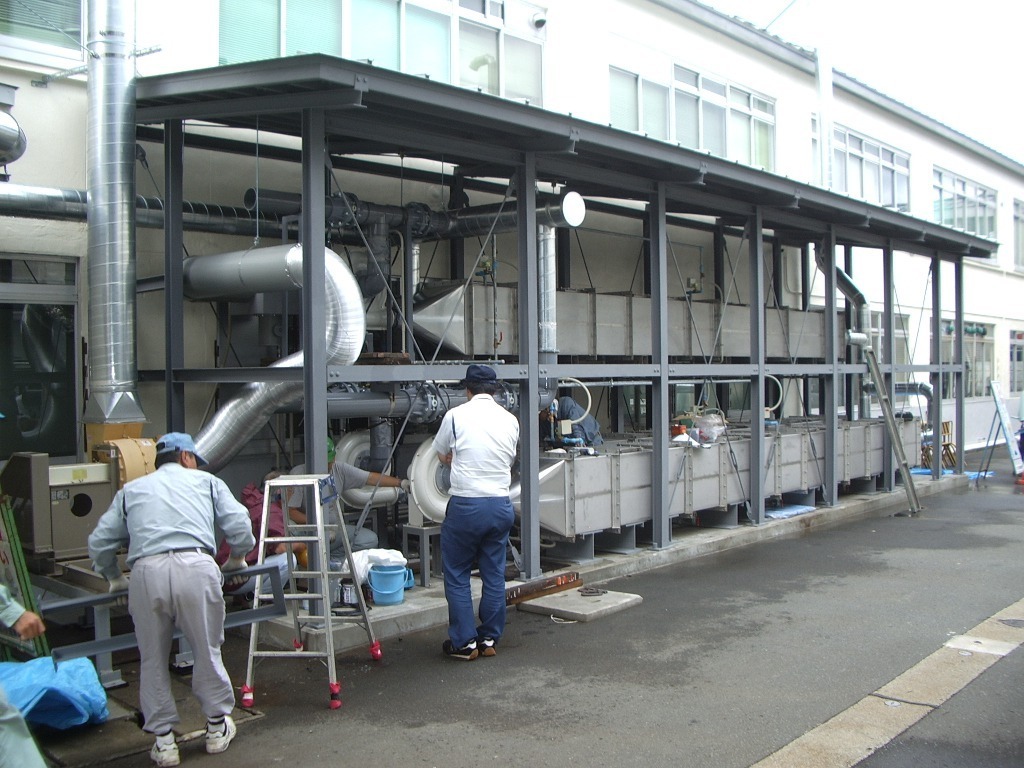 排気処理の導入実例